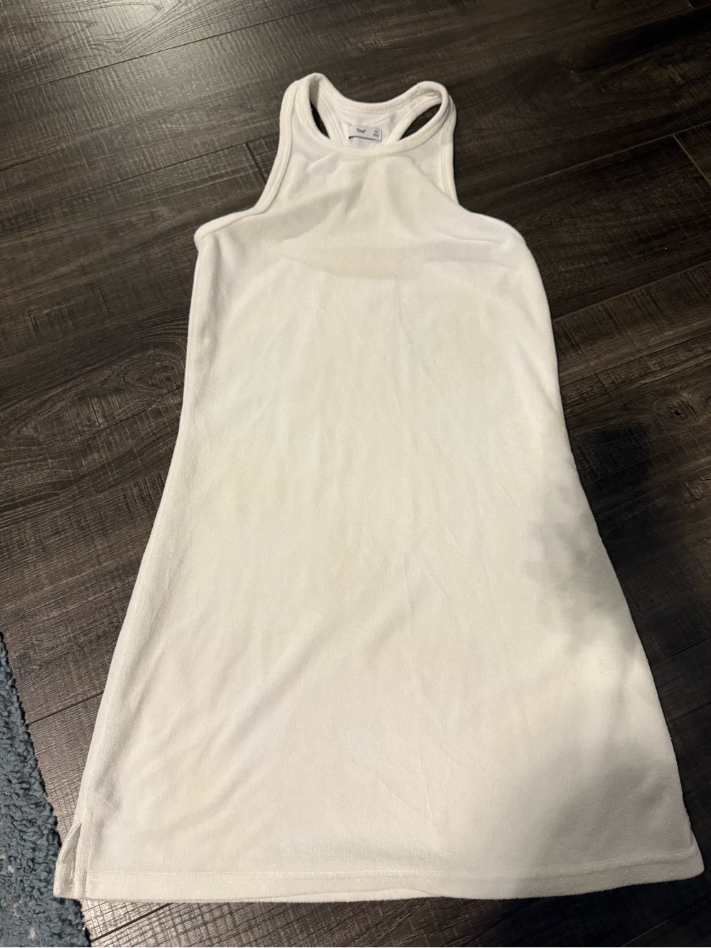 TNA Women's White Racerback Tank Dress